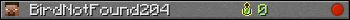 BirdNotFound204 userbar 350x20
