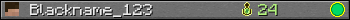 Blackname_123 userbar 350x20