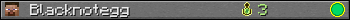 Blacknotegg userbar 350x20