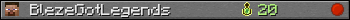 BlezeGotLegends userbar 350x20