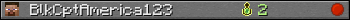 BlkCptAmerica123 userbar 350x20