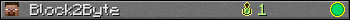 Benutzerleisten 350x20 für Block2Byte