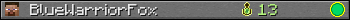 BlueWarriorFox userbar 350x20
