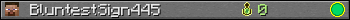 BluntestSign445 userbar 350x20