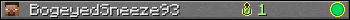 BogeyedSneeze93 userbar 350x20