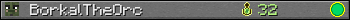 BorkalTheOrc userbar 350x20