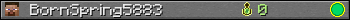 BornSpring5883 userbar 350x20