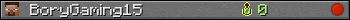 BoryGaming15 userbar 350x20