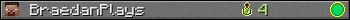 BraedanPlays userbar 350x20