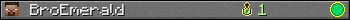 BroEmerald userbar 350x20