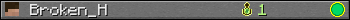 Broken_H userbar 350x20