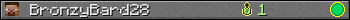 BronzyBard28 userbar 350x20