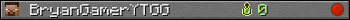 BryanGamerYTGG userbar 350x20