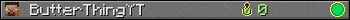 ButterThingYT userbar 350x20