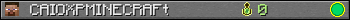 CAIOXPMINECRAFt userbar 350x20