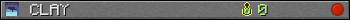 CLAY userbar 350x20