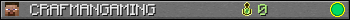 Benutzerleisten 350x20 für CRAFMANGAMING