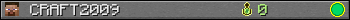 Benutzerleisten 350x20 für CRAFT2009