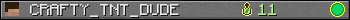 CRAFTY_TNT_DUDE userbar 350x20