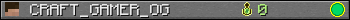 CRAFT_GAMER_OG userbar 350x20