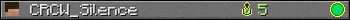 CRCW_Silence userbar 350x20