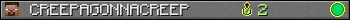 CREEPAGONNACREEP userbar 350x20