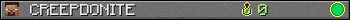 CREEPDONITE userbar 350x20