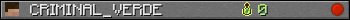 CRIMINAL_VERDE userbar 350x20