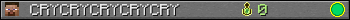 CRYCRYCRYCRYCRY userbar 350x20