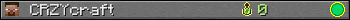 CRZYcraft userbar 350x20