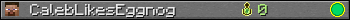 CalebLikesEggnog userbar 350x20