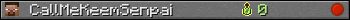 CallMeKeemSenpai userbar 350x20