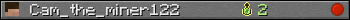 Cam_the_miner122 userbar 350x20