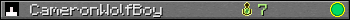 CameronWolfBoy userbar 350x20