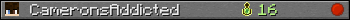 CameronsAddicted userbar 350x20