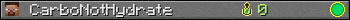 CarboNotHydrate userbar 350x20