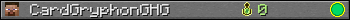 CardGryphonGHG userbar 350x20