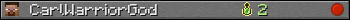 CarlWarriorGod userbar 350x20