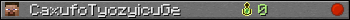 CaxufoTyozyicuGe userbar 350x20