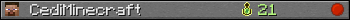 CediMinecraft userbar 350x20