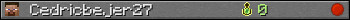 Cedricbejer27 userbar 350x20