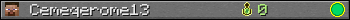Cemeqerome13 userbar 350x20
