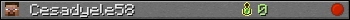 Cesadyele58 userbar 350x20
