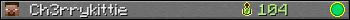 Ch3rrykittie userbar 350x20