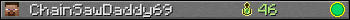 ChainSawDaddy69 userbar 350x20