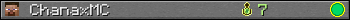 ChanaxMC userbar 350x20