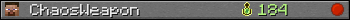 ChaosWeapon userbar 350x20