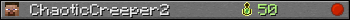 ChaoticCreeper2 userbar 350x20