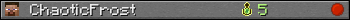 ChaoticFrost userbar 350x20