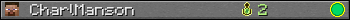 CharlManson userbar 350x20